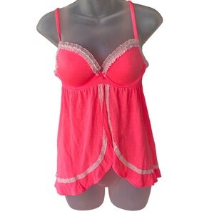 Victoria’s Secret  pajama lingerie size 36B nightie hot pink